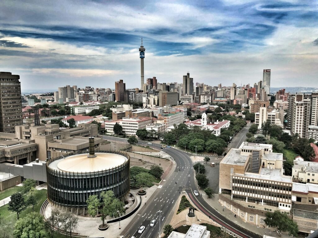 Johannesburg Sandton city skyline - attorneys serving Gauteng